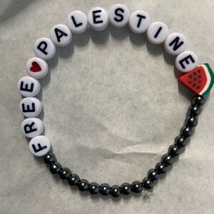 Palestine Beaded Bracelet